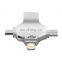 Hot-sale 4 in 1 Multi-function OTG USB Flash Drive 3.0 for Type-C /Lightning/ Micro USB/ computer with customized logo