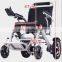 2018 New Lightweight Portable Travel Aluminum Folding Battery Power Electric Wheelchair