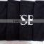 black 100% cotton thick printed towel