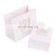 Italian Custom Hot Stamping  Paper Shopper Bag With Ribbon