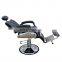 Reclining Hydraulic Pump Men Salon Equipment Beauty Salon Barber Chair Black  Portable Hair Salon Chair Sillas de peluqueria
