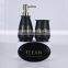 New Designer Printed Glass Bathroom Accessories Sets