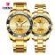 Chenxi 085A Design Your Own Couple Water Resistant Analog Luxury Steel Stainless Watch Quartz Watches