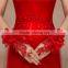 C23367B new fashion design women lace flower bridal gloves
