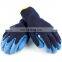 Foamed Latex Coated Warm Winter pvc dotted cotton Safety Working Gloves