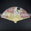 High Quality Personalized Fashion Couloured Printed Bamboo Hand Fan For Promotion Or Event