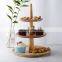 High Quality Wooden Platter Tray 3 Tier Cheap Wholesale Customized Size Decor Platter Table Vietnam Manufacturer