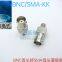 Rf coaxial connector BNC/SMA-KK