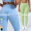 Running Activewear Wholesale Breathable Women Leggings Custom Logo Gym Fitness Pants High Waist Scrunch Butt Yoga Leggings