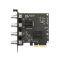 Four-channel real-time high-definition SDI audio and video capture card
