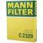 Filtro original genuino de cabina MANN, filtro de motor de automóvil C2329 16546-AA030 para HONDA y Subaru