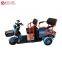 Easy-to-Operate 48V Brushless 3-Wheel Electric Tricycle 800W Power Rickshaw with Motorized Cargo Features Solar Adult Scooter