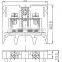 SN-10W AWG 22-16 barrier black din rail terminal block                        
                                                                                Supplier's Choice