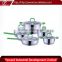 China Manufacturing Cookware Steel Stainless Cookware Set