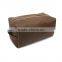 Wholesale fashion style customzied logo mens travel PU cosmetic bags