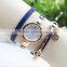 NEW Crystal Vintage Leather Strap Quartz Women Bracelet Wrist watches Rhinestone Lady Watch