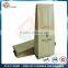 5lb Quad Sealed Aluminum Foil Kraft Paper Coffee Bags With Valves