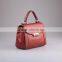 4027 Best selling classic burgundy PU material color handbag high quality handbag