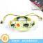 New Fashion Rainbow Cord Woven Insect Amber Bracelet from Yiwu Manufacturer