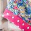 Wholesale boutique baby girl tank cotton dresses with floral print