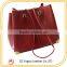 2pcs in 1 set Fashion PU Tote Women Shopping Bag