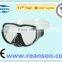 Multi Color China Tempered Glass Diving Mask Snorkel