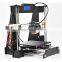 China new arrival 3D printer 3D printing machine with big printing size 210*210*210mm Full Acrylic 3D printer for ABS PLA PVA