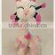 Whimsiclay Cat Soft Toy Plush Bobble Head Cat Pink Love Heart