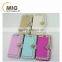 Clear diamond and pearl flip leather case For iphone 6 case Cell phone case with card slots inside For iphone 6S case