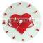 Decorative Heart Shape Acrylic Wall Clock