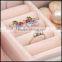 South Korea a small jewelry bo wholesale new portable jewelry bo fashion printing Pu jewelry bo custom wholesale