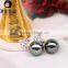 pearl wedding jewellery tahitian pearls cultured pearl earrings with 18k white gold