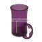 Bathroom accessory plastic toothbrush holder with diamond