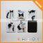 01-0744 Promotional innocuous funny half cat fridge magnet