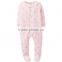 Wholesale Online Shopping Baby Girls Sweet Pink Long Sleeve Coverall Romper                        
                                                Quality Choice