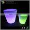 Modern round shape high LED decoration garden pot / Waterproof Outdoor LED flower pot