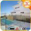 custom frameless glass swimming pool fence with spigot design
