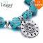 Bohemia ethnic jewelry bead bracelet natural stone bead tassel bracelet jewelry