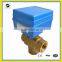 3 way brass motorizd valve water shut off valve 1/4"