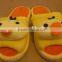 plush chicken slipper/soft toy factory made plush chicken slipper/yellow chicken soft slipper/custom animal slippers