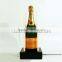 perfect elegant design custom acrylic wine display/ stand /rack /holder,single wine bottle holder