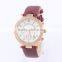 Vogue leather strap women ladies watch