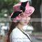 Fashiion lady church hat light up hats