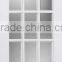 White color interior wood double french doors
