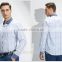 Men's Latest Business cotton linen comfortable gentlmen long sleeve plaid shirts