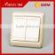 BIHU PC board white push button wall light switch socket for home