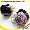 big pearl rose flower decorate cute wholesale elastic hair ties