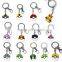 custom metal keychain wholesale Pokemon Pocket Monsters metal figures keychain                        
                                                                                Supplier's Choice