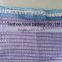 PE raschel knitted plastic mesh bag onion drawstringraschel mesh bag