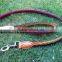 Cheap Wholesale New Real Leather Nylon Dog Leash for Big Pitbul Dog